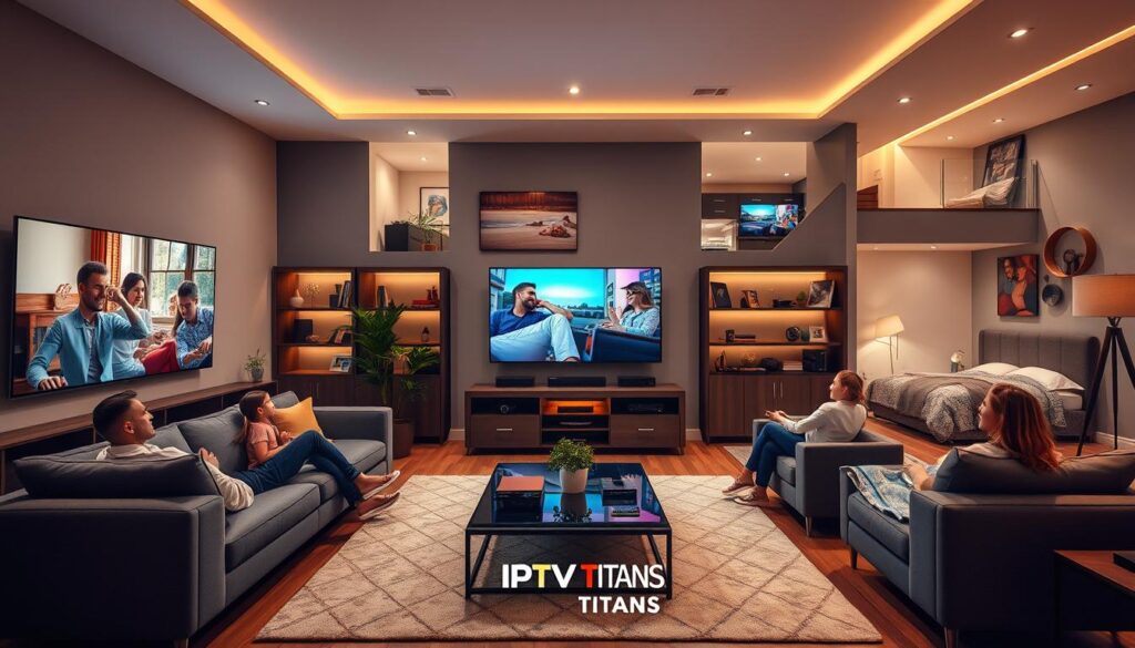 multi room IPTV setup